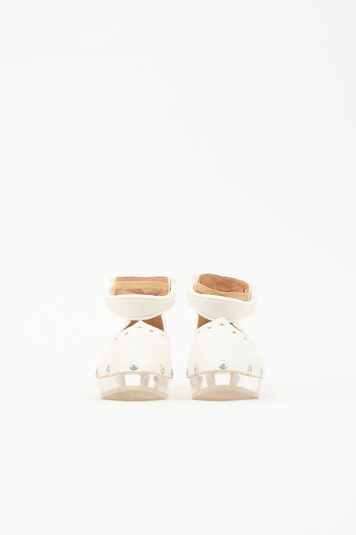 Maison Margiela SS 2017 Leather Lucite Heel