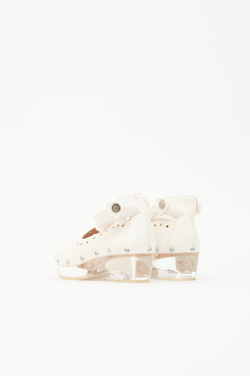 Maison Margiela SS 2017 Leather Lucite Heel
