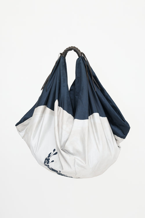 Maison Margiela Satin Printed Shoulder Bag