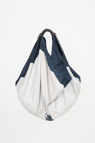 Maison Margiela Satin Printed Shoulder Bag
