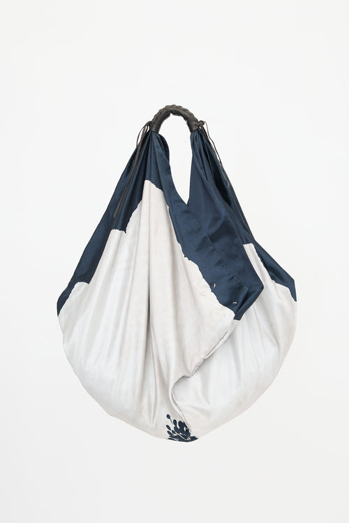 Maison Margiela Satin Printed Shoulder Bag