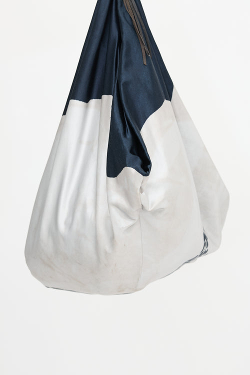 Maison Margiela Satin Printed Shoulder Bag