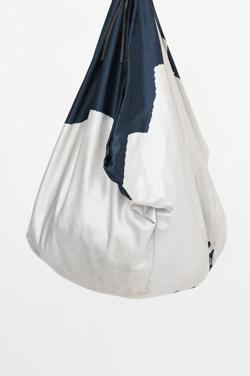 Maison Margiela Satin Printed Shoulder Bag