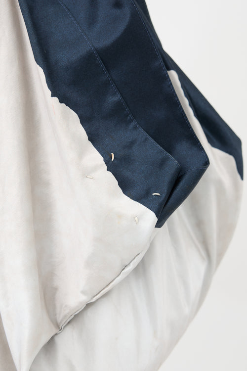 Maison Margiela Satin Printed Shoulder Bag
