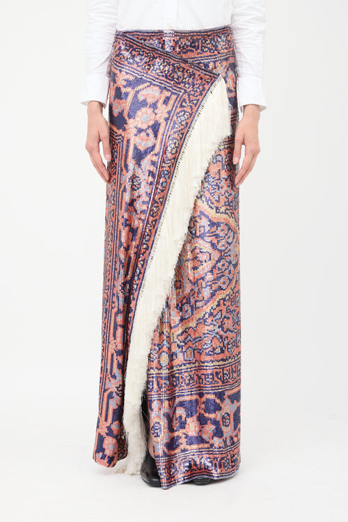 Maison Margiela SS 2012 Sequin Tapestry Skirt