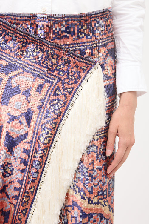 Maison Margiela SS 2012 Sequin Tapestry Skirt