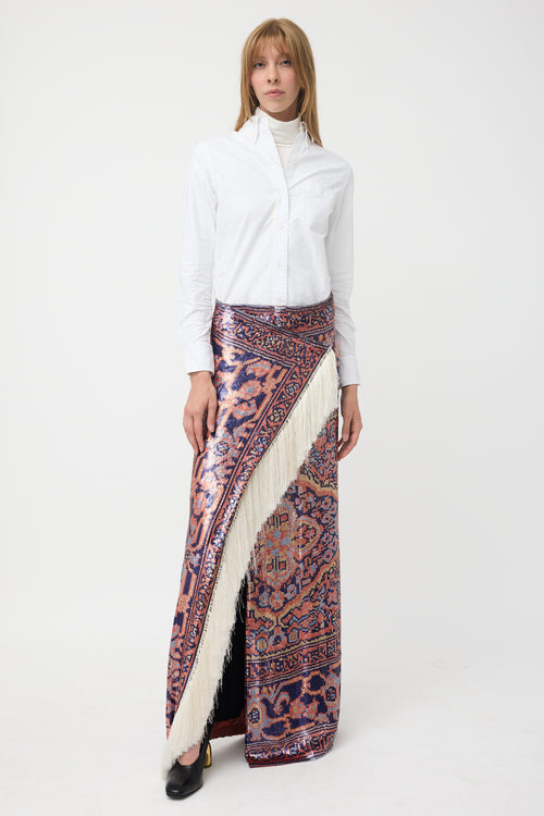 Maison Margiela SS 2012 Sequin Tapestry Skirt