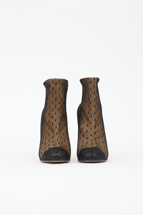 Maison Margiela Swiss Dot Mesh Heel