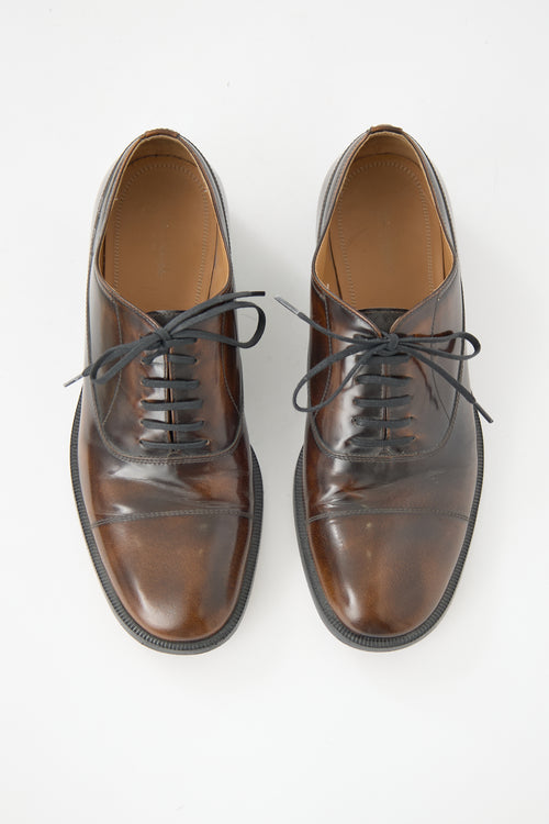 Maison Margiela Waxed Leather Oxford