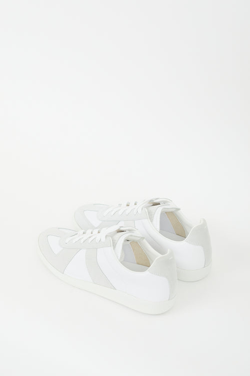 Maison Margiela White & Grey Leather Replica Sneaker