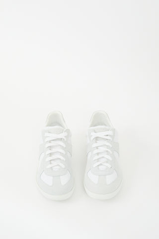 Maison Margiela White & Grey Leather Replica Sneaker