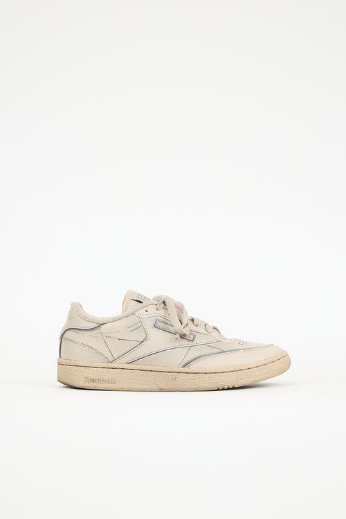 Maison Margiela X Reebok Leather Project 0 Club C Sneaker