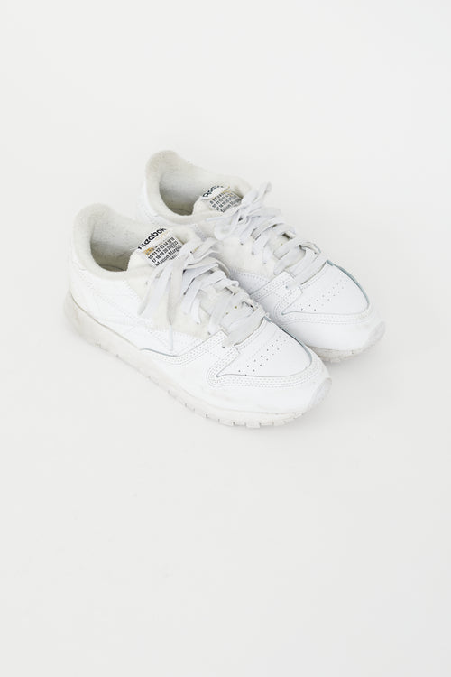 Maison Margiela X Reebok White Leather Sneaker