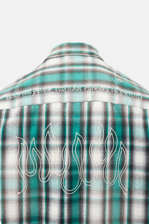 Maison Mihara Yasuhiro Distressed Embroidered Shirt