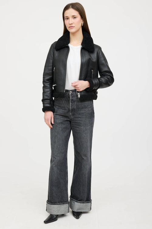 Maje Bartonfink Shearling Jacket