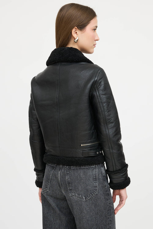 Maje Bartonfink Shearling Jacket