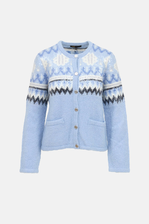 Maje Sequin Matalino Cardigan