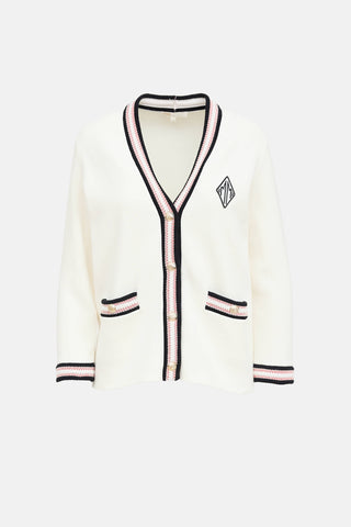 Maje Maison Embroidered Cardigan