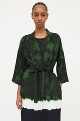 Acne Studios Tie Dye Belted Cardigan