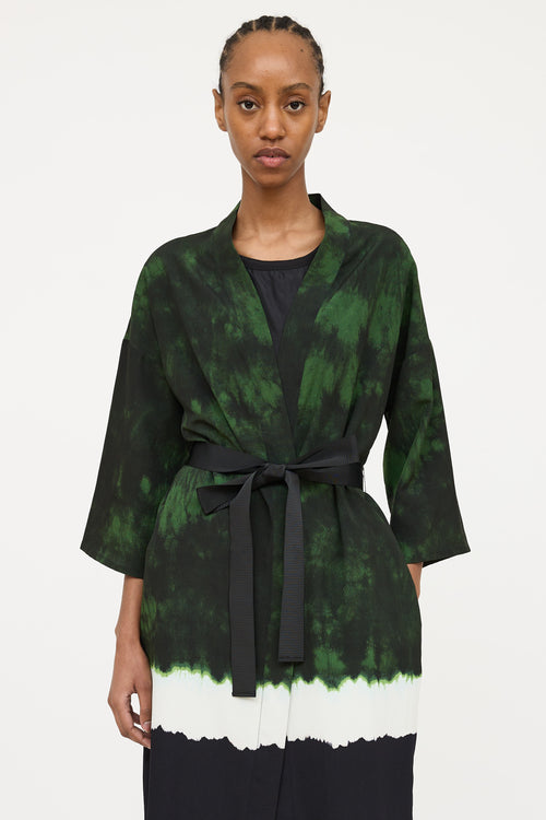 Acne Studios Tie Dye Belted Cardigan