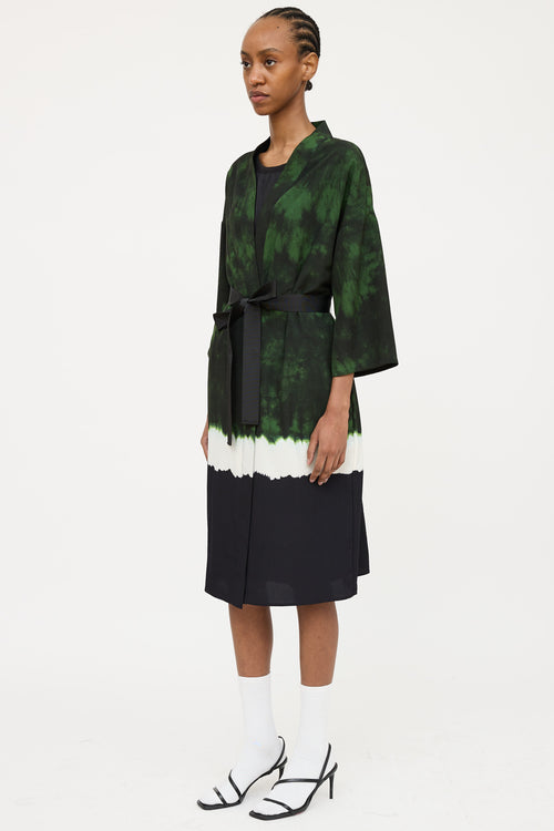 Acne Studios Tie Dye Belted Cardigan