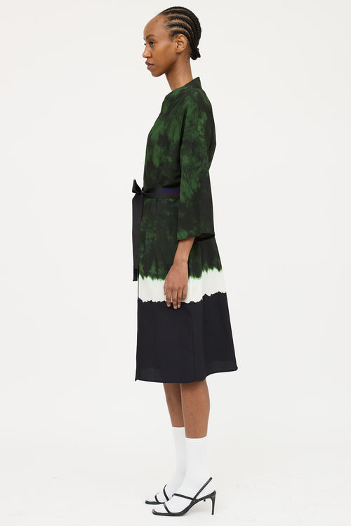 Acne Studios Tie Dye Belted Cardigan