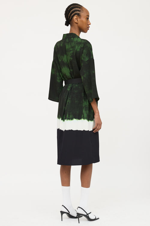 Acne Studios Tie Dye Belted Cardigan