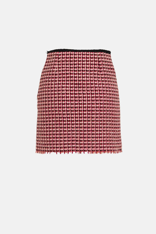 Maje Tweed Pocket Mini Skirt