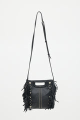 Maje Studded Fringe Bag