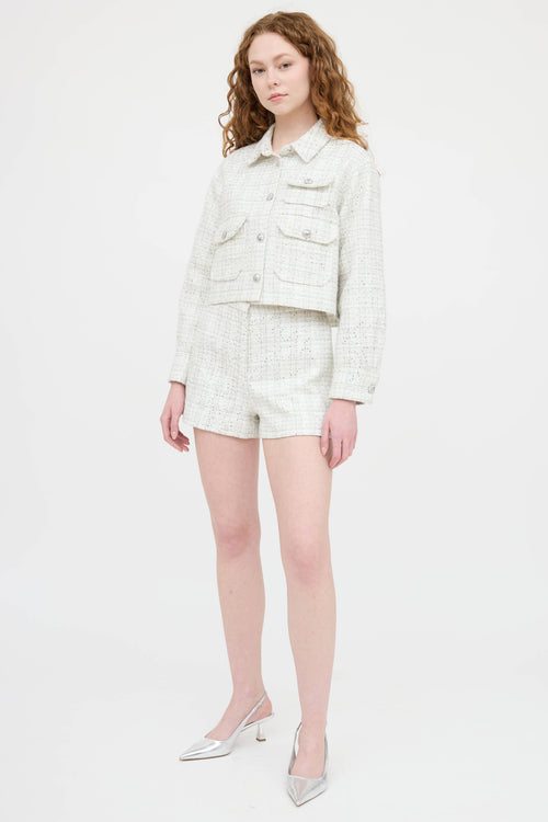 Maje Tweed Sequin Co-Ord Set