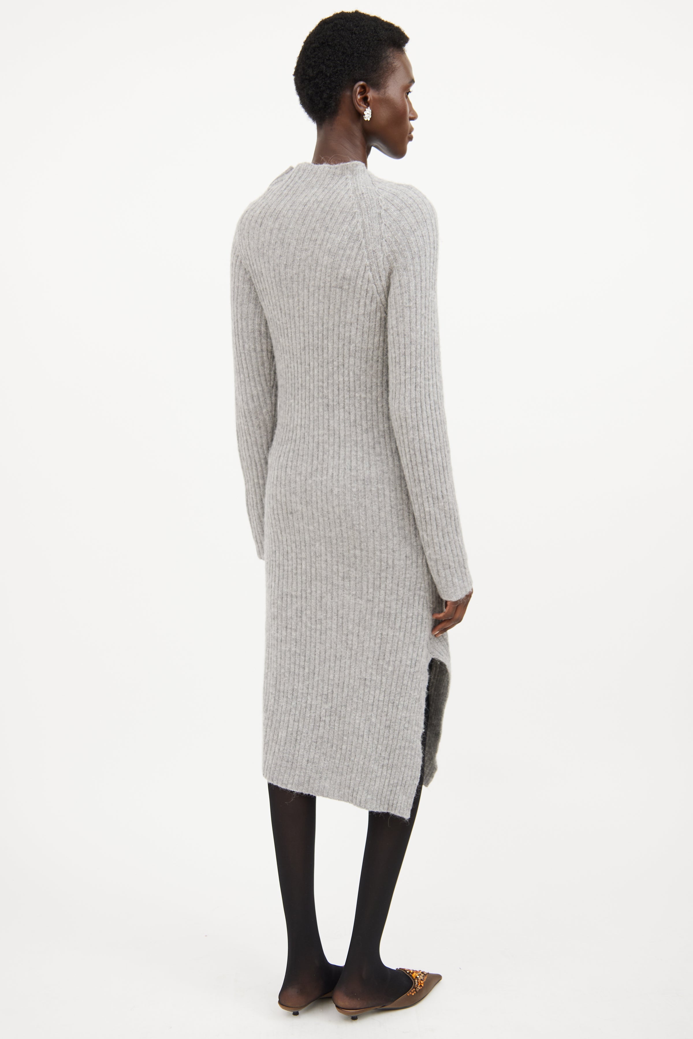 malene birger knit dress By Malene Birger + Lovella Chunky Cable-Knit Maxi Dress