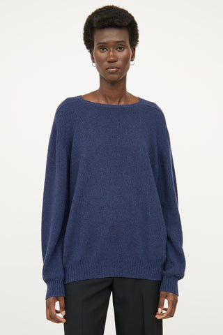 Malo Navy Cashmere Sweater
