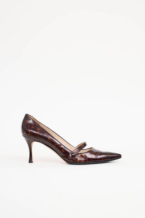 Manolo BlahnikPatent Mary Jane Pump
