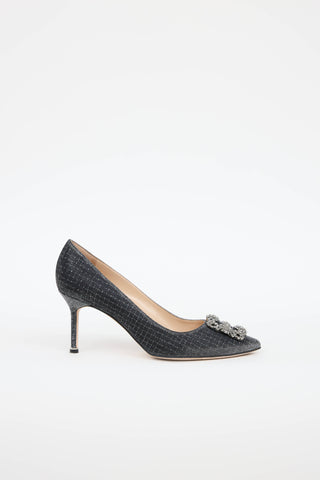 Manolo Blahnik Glitter Hangisi Pump
