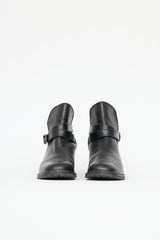 Manolo Blahnik Buckle Ankle Boot