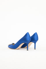 Manolo Blahnik Satin Hangisi Pump