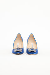 Manolo Blahnik Satin Hangisi Pump