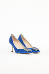 Manolo Blahnik Satin Hangisi Pump
