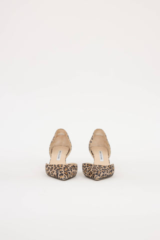 Manolo Blahnik Printed Dorsy Pump