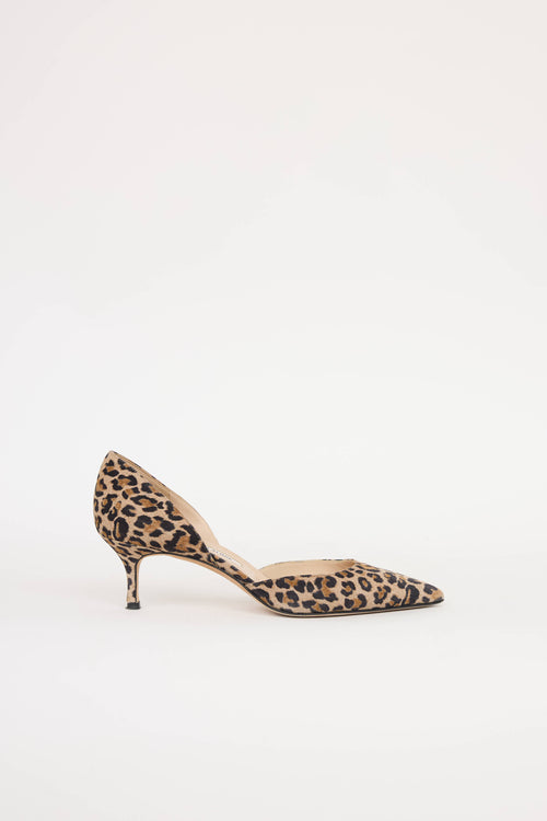 Manolo Blahnik Printed D'orsy Pump