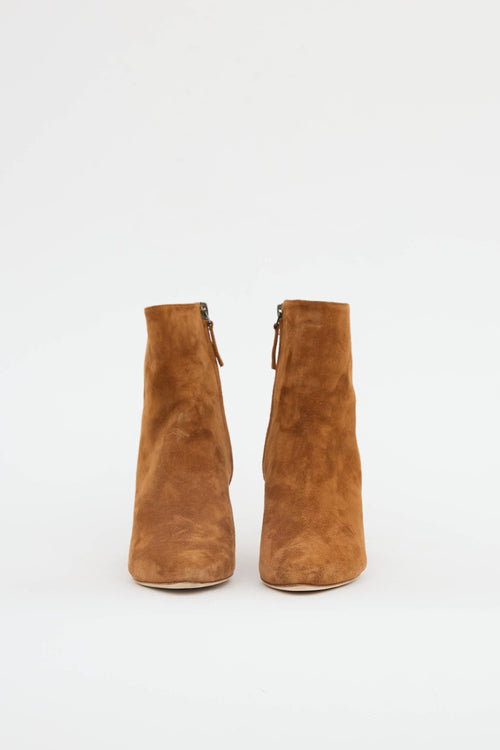 Manolo Blahnik Suede Rosie Boot