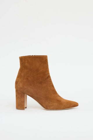 Manolo Blahnik Suede Rosie Boot