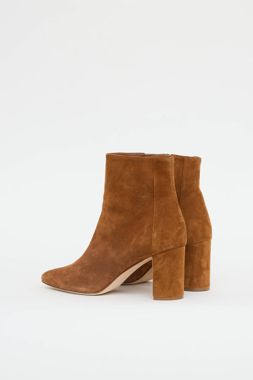 Manolo Blahnik Suede Rosie Boot