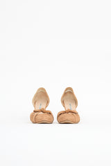 Manolo Blahnik Knot Suede Pump