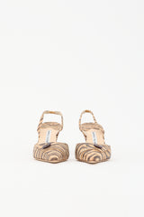 Manolo Blahnik Cork Carolyne Heel