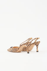 Manolo Blahnik Cork Carolyne Heel
