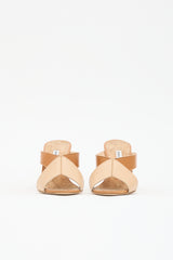 Manolo Blahnik Leather & Cork Sandal