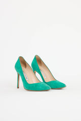 Manolo Blahnik Suede Pump