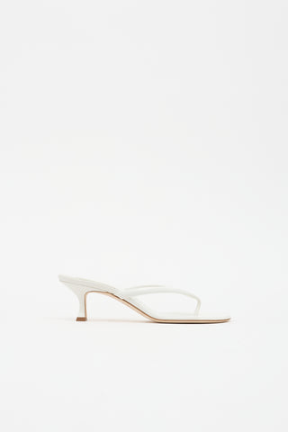 Manolo Blahnik Leather Paterno Sandal
