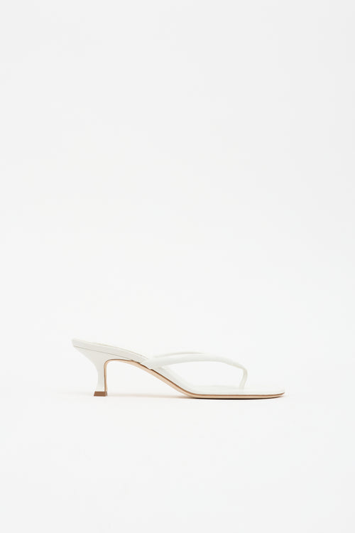 Manolo Blahnik Leather Paterno Sandal